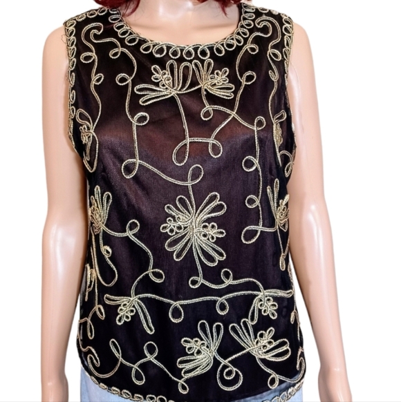 Vintage Sophie Chang Embroidered Top - Picture 2 of 7